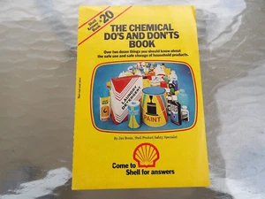 Vintage 1970's Shell Answer Book #20 The Chemical Do & Dont Book Manual Pamphlet - Picture 1 of 1
