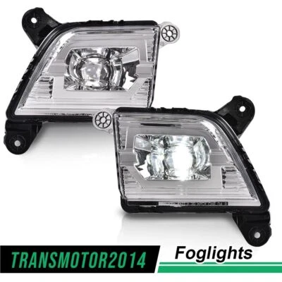 Fit For 2019-2022 Chevy Silverado 1500 Generation LED Fog Lights Lamp Clear New - Image 1 of 4