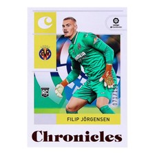 2022-23 Panini Chronicles Soccer Filip Jorgensen /199 Red Parallel La Liga RC