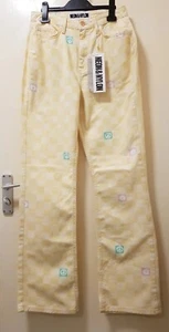 Neon & Nylon Damen Denim Hose Zitrone Baiser Größe 30/L32 - Bild 1 von 11