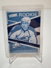 2010-11 UD VICTORY JUSTIN MERCIER  RC PARALLEL Pres Printing Plate 1/1 Avalanche