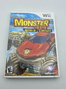 Videojuego completo Monster 4x4 World Circuit Nintendo Wii 2006 en caja probado - Imagen 1 de 5