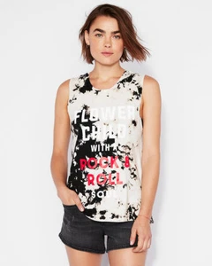 Express Flower Child Acid Wash Muscle Tank Size Small Style #08078277 - Imagen 1 de 2