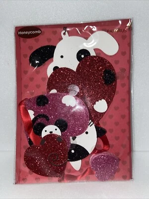 Papyrus Valentine’s Day Card | Honeycomb Dog Cat & Mouse - Image 1 of 2