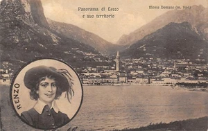 3039) PANORAMA DI LECCO E SUO TERRITORIO, MONTE DOMANE, RENZO. VG NEL 1915. - Imagen 1 de 2