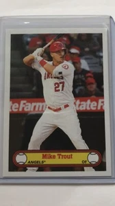 2019 Topps 582 Montgomery Set 3 ‘72 Poster Design #4 Mike Trout MINT - Picture 1 of 4
