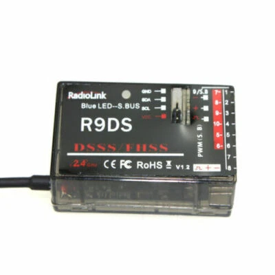 RadioLink R9DS 9CH 9 Channel Receiver 2.4Ghz For AT10 AT9 Transmitter New - Image 1 of 4
