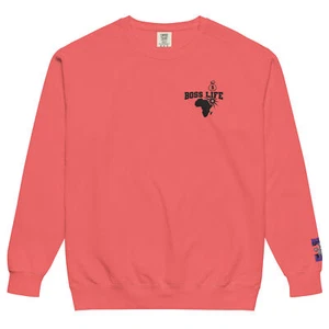 Boss Life Unisex African Money garment-dyed sweatshirt - Picture 1 of 57
