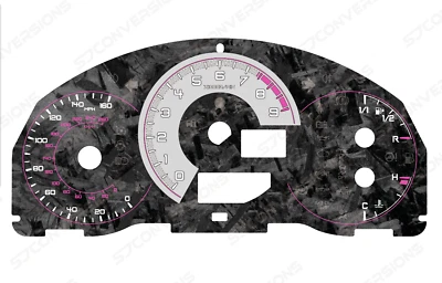 Toyota GT86 Forged Carbon Dial Cards 8 Colours Gauges - Bild 1 von 4