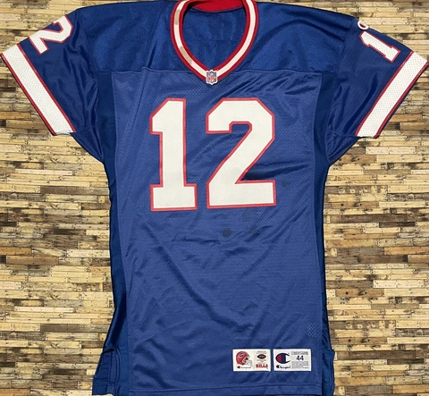Authentic Vintage Champion NFL Buffalo Bills Jim Kelly Football Jersey Cover