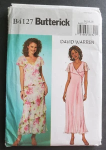 Butterick B4127 Pattern David Warren Misses' Top Skirt Dress 14 16 18 New Uncut - Picture 1 of 2