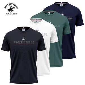 T Shirt uomo manica corta POLO CLUB BEVERLY HILLS 4 colori S M L XL XXL 3XL
