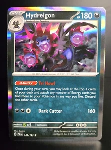 Pokémon TCG - HYDREIGON - 140/193 - Holo - Rare - Paldea Evolved (2023) - NM+ - Picture 1 of 1