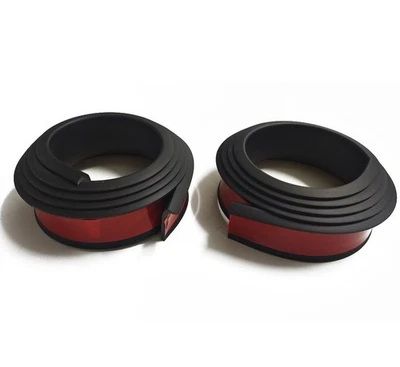 4x Guardabarros Coche Llamaradas Rueda Ceja Arco Extensión Protector Moldura Borde Tira Foto 1 de 4