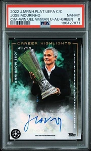 Topps 2022 CAREER HIGHLIGHTS Jose Mourinho Signed Manchester United 49/99 PSA8 - Bild 1 von 24
