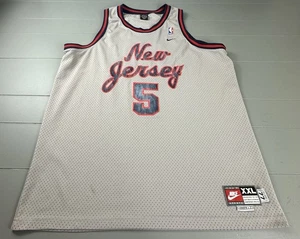 Vintage Jason Kidd #5 Brooklyn New Jersey Nets NBA Nike Jersey 2XL XXL mens - Picture 1 of 14