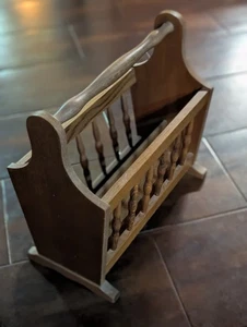 Zeitungsständer ANTIK Vintage Holz Handgemacht - Bild 1 von 2