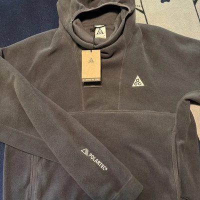 New Nike Men’s ACG Therma Fit Polartec Pullover Fleece Hoodie Size Small NWT - Image 1 of 4