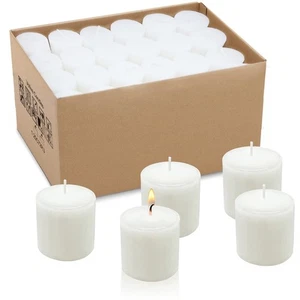 Unscented White Votive Candles Bulk, 36 Packs Small 1.5 inch Wax Candles for ... - Bild 1 von 7