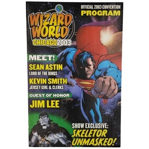 Wizard World Chicago 2003 Official Convention Program Superman Cover Jim Lee - Picture 1 of 3
