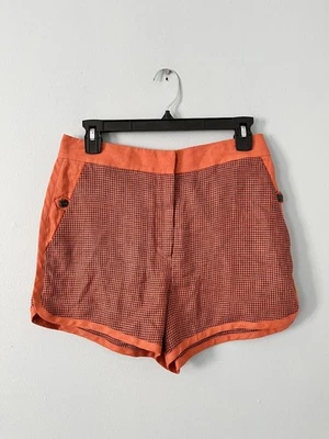 Шорты Rag & Bone Dia темно-мускатный орех размер 2 сделано в США оранжевый лен гончая - Изображение 1 из 4