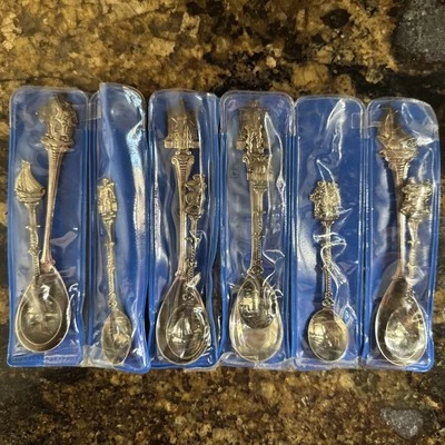 荷兰10件银币纪念品收藏勺子 — 第 1/4 张图片