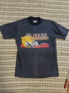 RARE Vtg 1980 Single Stitch 24 Hours Of Nelson Ledges Motorcycle Racing Shirt - Picture 1 of 7