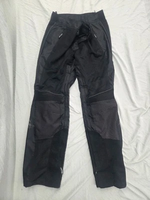 Calça de motocicleta Joe Rocket preta malha feminina tamanho 1 Diva (2XL) equipamento de proteção - Imagem 1 de 3