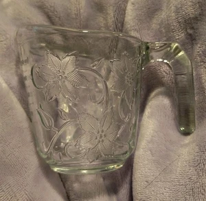 Princess House Fantasia Messbecher Floral Blumen 1 Tasse geprägt - Bild 1 von 5
