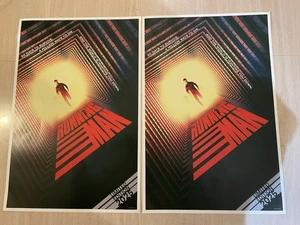 THE RUNNING MAN (2) POSTERS LIMITED EDITION 17x11 EXKLUSIV NEU POST GESCHÜTZT! - Bild 1 von 4