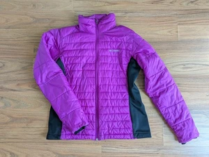 Columbia Puffer Jacke Mantel Damen Gr. L Larhe Neon Lila Wandern Outdoor B6 - Bild 1 von 10