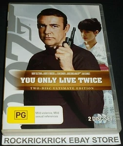 YOU ONLY LIVE TWICE 007 JAMES BOND 2 DVD ULTIMATE EDITION 1967 SEAN CONNERY R4 - Picture 1 of 2