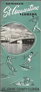 Folleto vintage para San Agustín Florida - Imagen 1 de 1