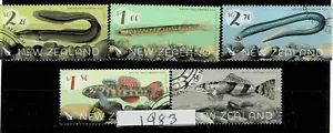 NEW ZEALAND 2017 FRESHWATER FISH USED - Picture 1 of 1