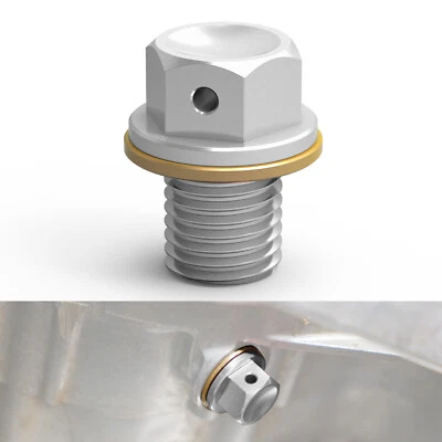 Tapón de perno de drenaje de aceite magnético para Ducati Diavel 848 1098 1198 Streetfighter/848 Foto 1 de 4