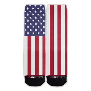 Function - American Flag Fashion Socks USA Trump Patriotic Republican Democrat - Picture 1 of 3