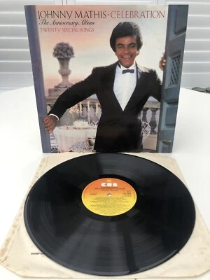 JOHNNY MATHIS CELEBRATION CBS 10028 1981 VINYL LP RECORD EX EX - Image 1 of 4
