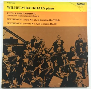 Wilhelm Backhaus Beethoven Sonata 25, Concerto 4 VPO Knappertsbusch Baton 1002 - Picture 1 of 5