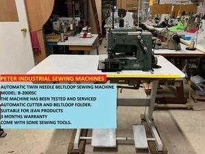 AUTOMATIC 2 NEEDLES BELTLOOP SEWING MACHINE - Picture 1 of 10