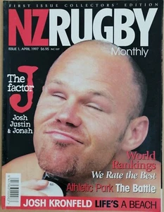 NZ RUGBY MONTHLY MAGAZINE ISSUE 1 APRIL 1997 1ST COLLECTORS EDITION - Picture 1 of 1