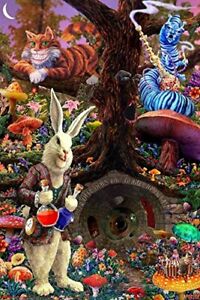 Down the Rabbit Hole - Alice in Wonderland Poster 24 x 36in