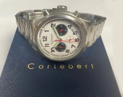 Relógio masculino CORTEBERT cronógrafo mostrador branco CB-3009 - Imagem 1 de 4