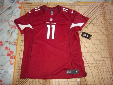 WOMENS 2XLARGE BURGUNDY NIKE/NFL ARIZONA CARDINALS #11 FITZGERALD JERSEY - NWT Cover