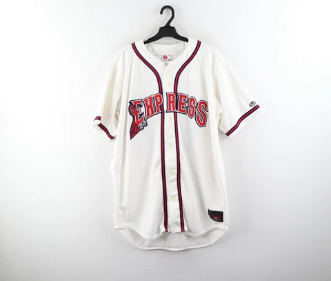 Autographed Round Rock Express Minor League Baseball Jersey Pro Cut White 46 Cover