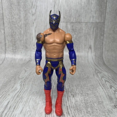 WWE 2011 Basic Then Now Forever SIN CARA Blue Wrestling Action Figure WWE 6" Cover