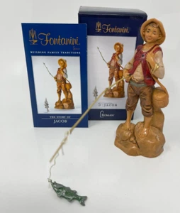 Fontanini Roman Jacob with Fishing Pole Figure 5" Nativity Collection NEW 52583 - Picture 1 of 2