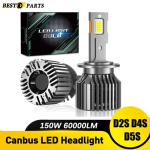 D2S D4S/D5S LED Headlight Bulb Replace Xenon Super White 6000K Conversion Kit - Picture 1 of 12