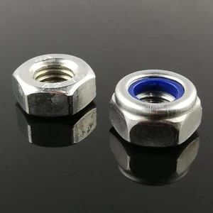 Sechskantmuttern Sicherungsmuttern A2 V2A Edelstahl DIN 934 985 Mutter Muttern - Bild 1 von 3