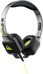 Quiksilver QS-1 Studio Headphones, Black / Green, New in Box! - Picture 1 of 4