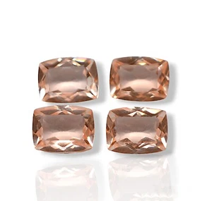 Morganite Gemstone Cushion Cut Shape Handmade Gemstone For Jewelry Making. - Picture 1 of 2